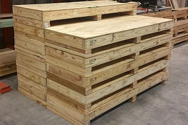 Long flat crates
