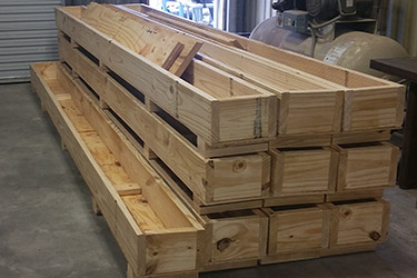 Long thin crates